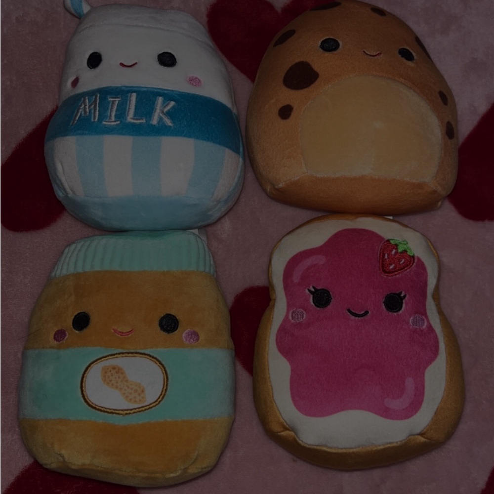 Squishmallows Food Besties Set of 4 (Five inches)